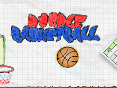 Doodle Basketball background