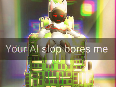 Your AI Slop Bores Me background