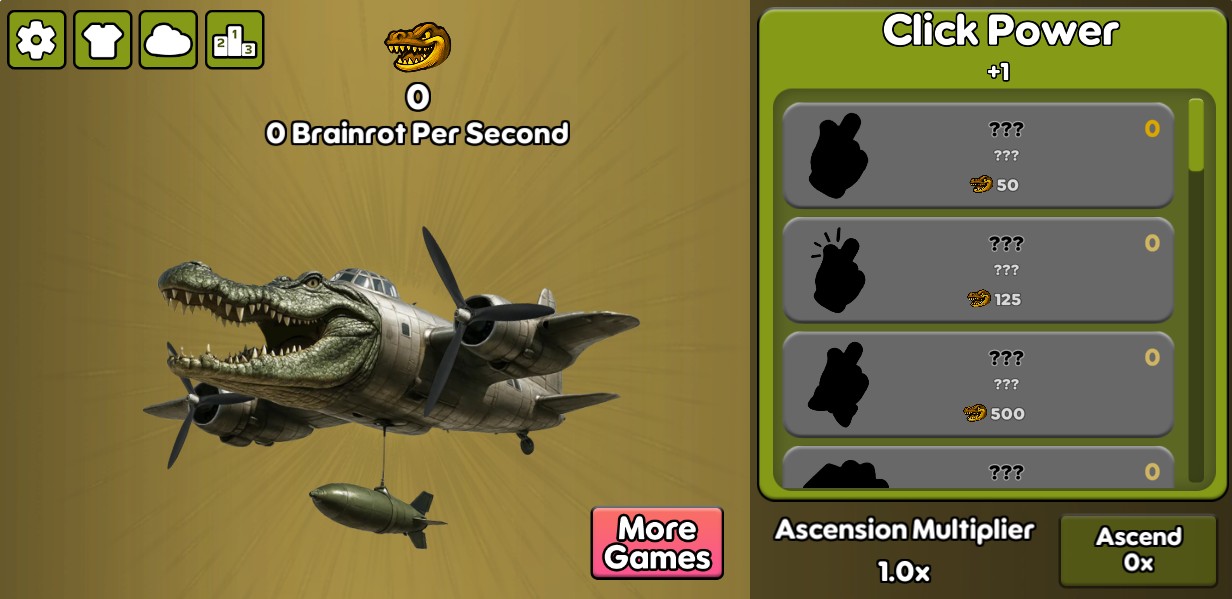 bombardino crocodilo clicker screenshot