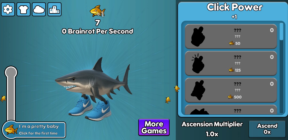 tralalero tralala clicker screenshot